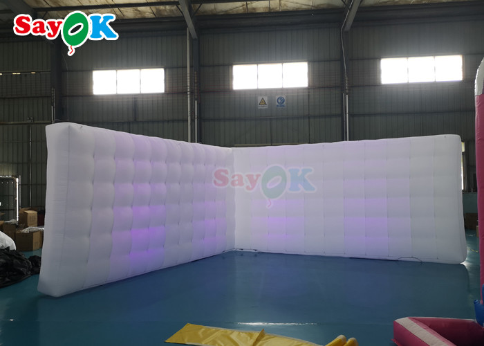 Professional Photo Studio Oxford Inflatable LED Photo Booth Background Wall Remote Control For Large Events