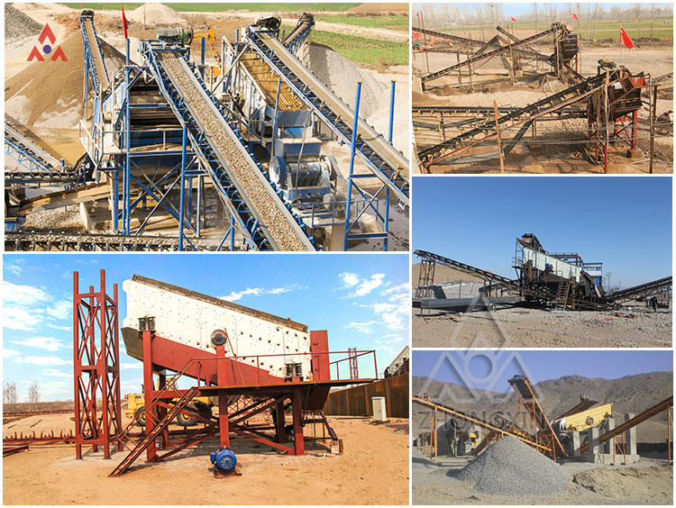 Circular Mobile Sand Vibrating Screen Made by Zhongxin Machinery Company circular YK vibrating screen