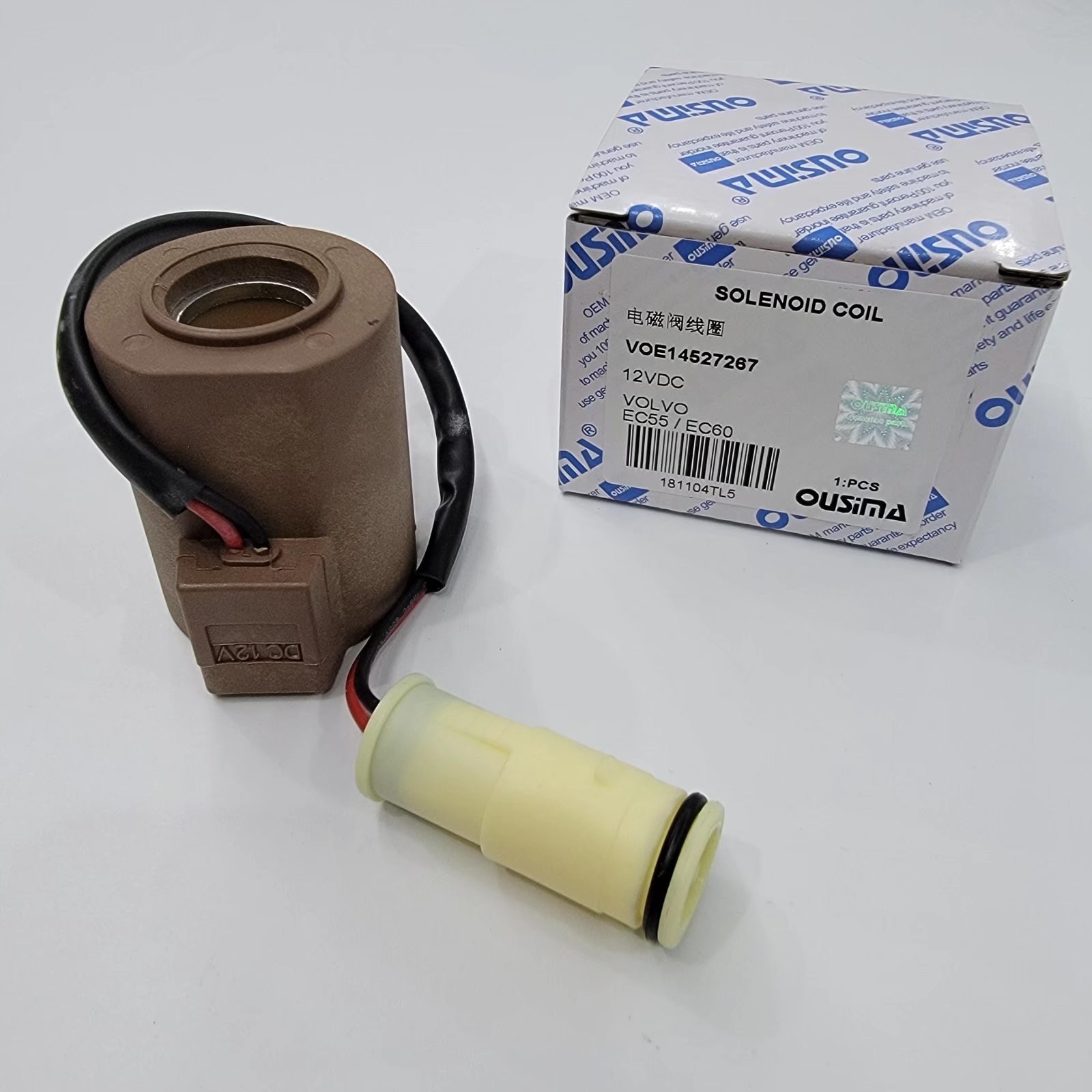 14527267 VOE14527267 12V Solenoid Valve Coil EC210 EC240 EC290 EC360