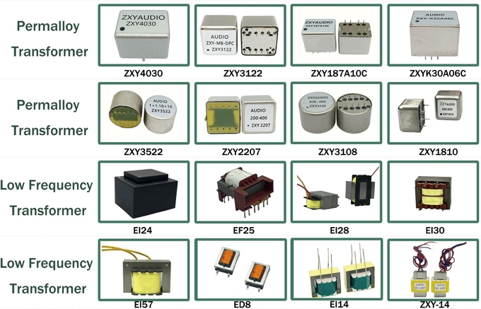 PCB Mount 4+4+1 Pins ZXY-A187A10C Permalloy Audio Transformer