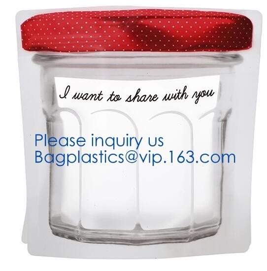 polypropylene Crystal Clear Cello Bags flat square block bottom opp bag,candy opp square bottom cello bag bagease packag