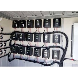 Rooftop Solar Wind Hybrid System / Vertical Axis Wind Turbine With Solar Panel