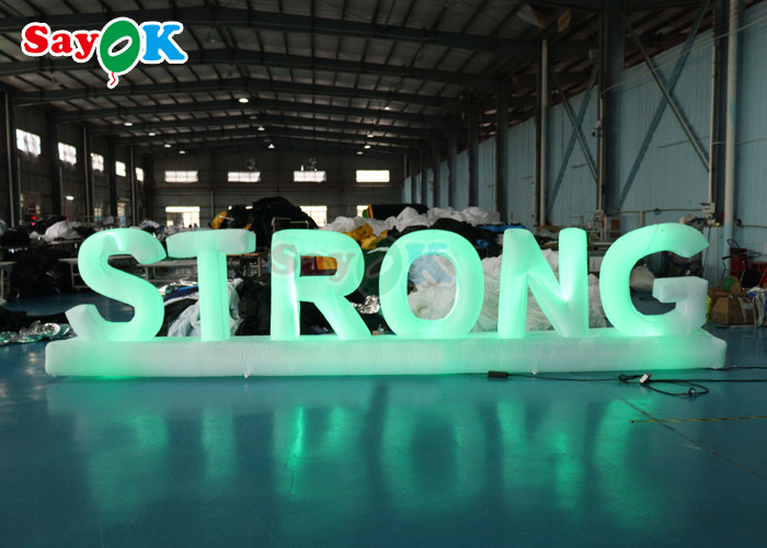 Customized Giant Inflatable Billboard Sign Balloon For Advertising Attractive Logo Display