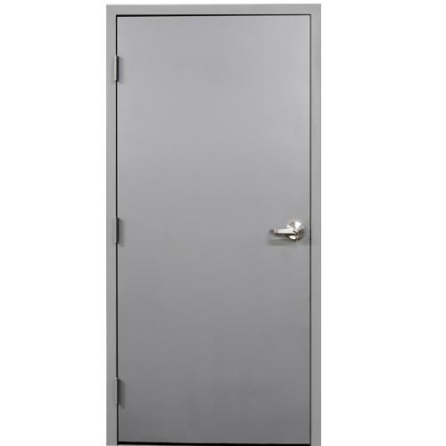 Residential Stainless Fire Rated Steel Door Entry 1.0mm Leaf 150mm depth With