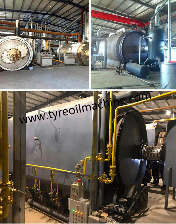 12ton 15ton Automatic Scrap Tire Pyrolysis Machine For Waste Tyre To Oil