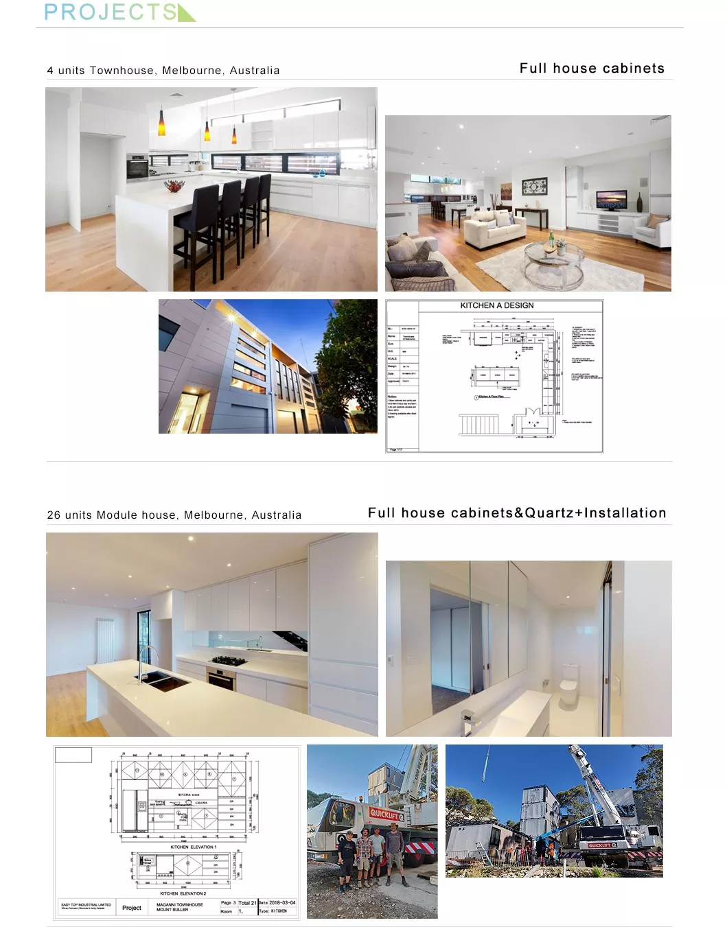 Villa/Apartment Customized Waterproof Durable Modern Furniture Matte Kitchen Cabinet