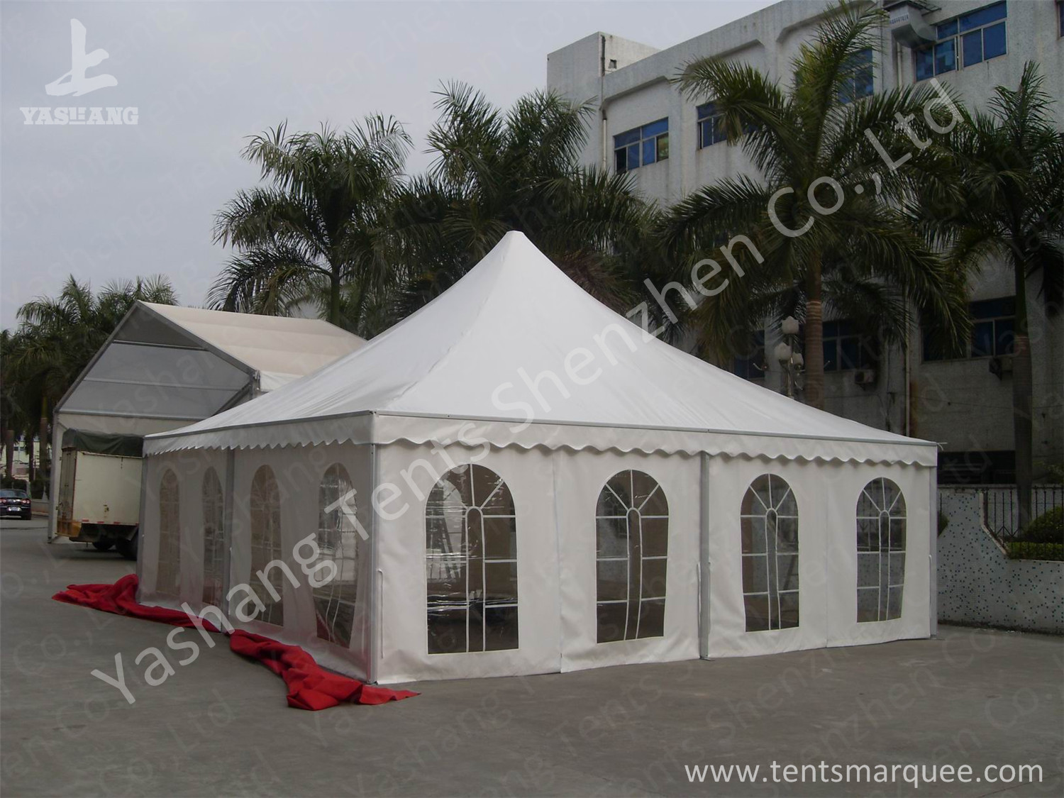 Flame Retardant 6M Vehicle Outdoor Exhibition Tents Pavilion Sunshade Canopy