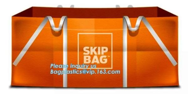skip bulk bags pp material big bag jumbo bag for animal feed，Belts Tubular Jumbo