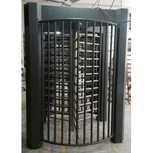 Outdoor Turnstile Access Control System Robotic Cold Rolling Iron Painted Frame
