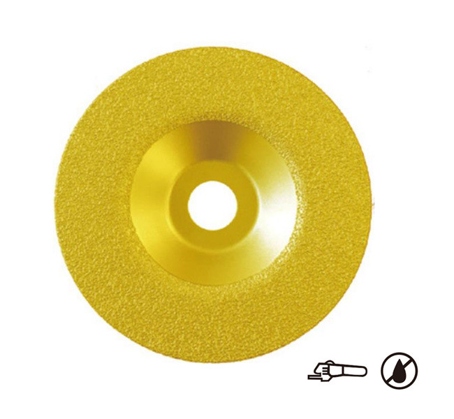 Stone Abrasive 180mm Granite Grinding Disc Vacuum Brazed Diamond