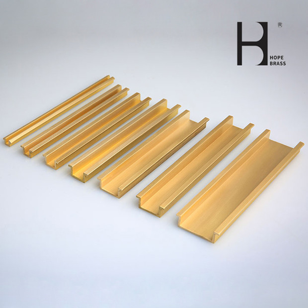 62%cu Certification Brass U Profile , Fadeless Metal U Frame