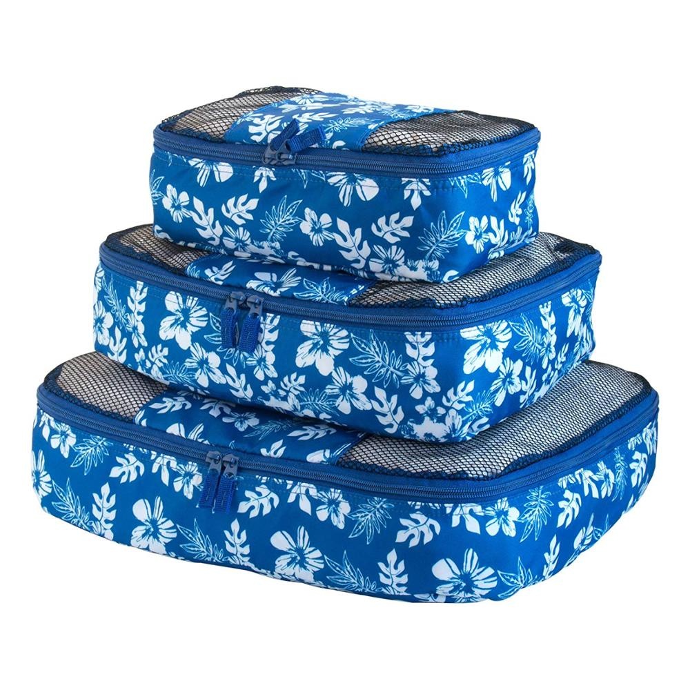 Multipurpose Floral Soft Packing Organisers Tear Resistant Convenient Foldable