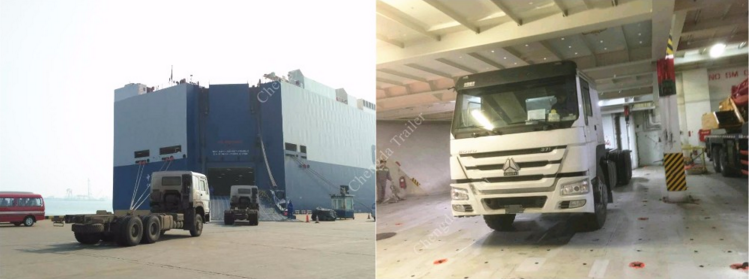 371hp Prime Mover Truck / Sinotruk Howo Tractor Truck Electrical System
