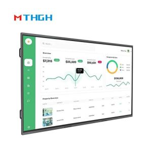 65 Inch Immersive Digital Collaborative Infrared Interactive Whiteboard Dual