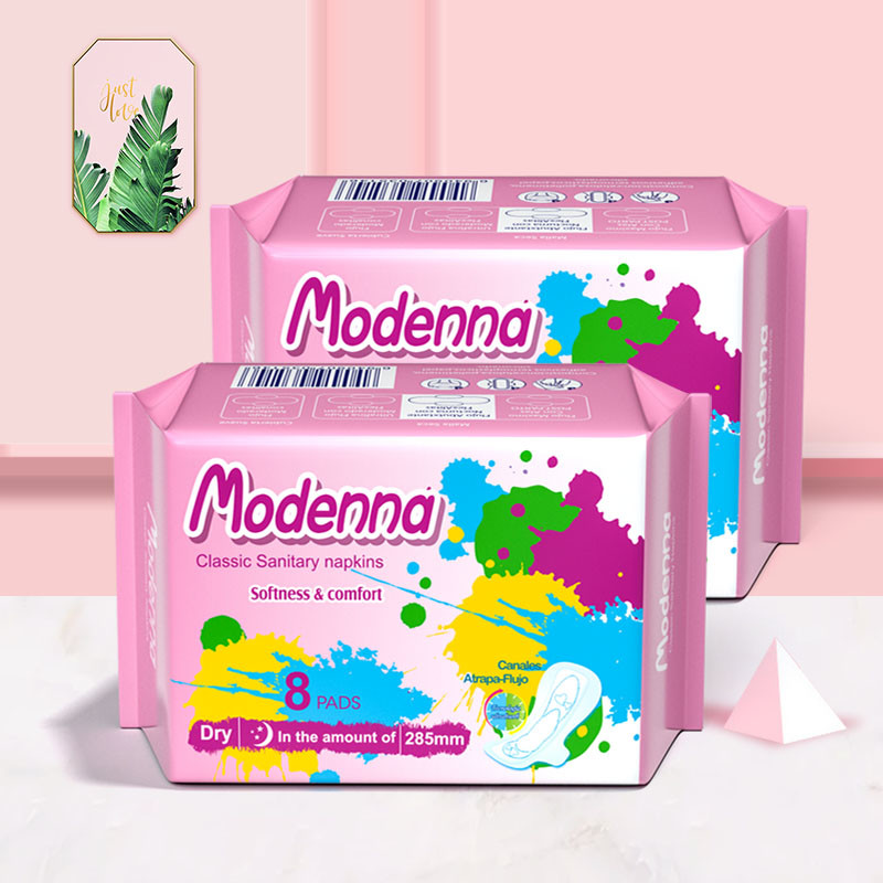 Ladies Period Wood Pulp Sanitary Napkin Ultra Thin Disposable Maxi Pad With Wings