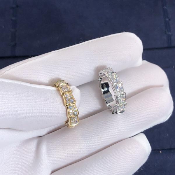 Hot Fine Jewelry High-End High Quality 18k Pure Gold Natural Diamonds Serpenti