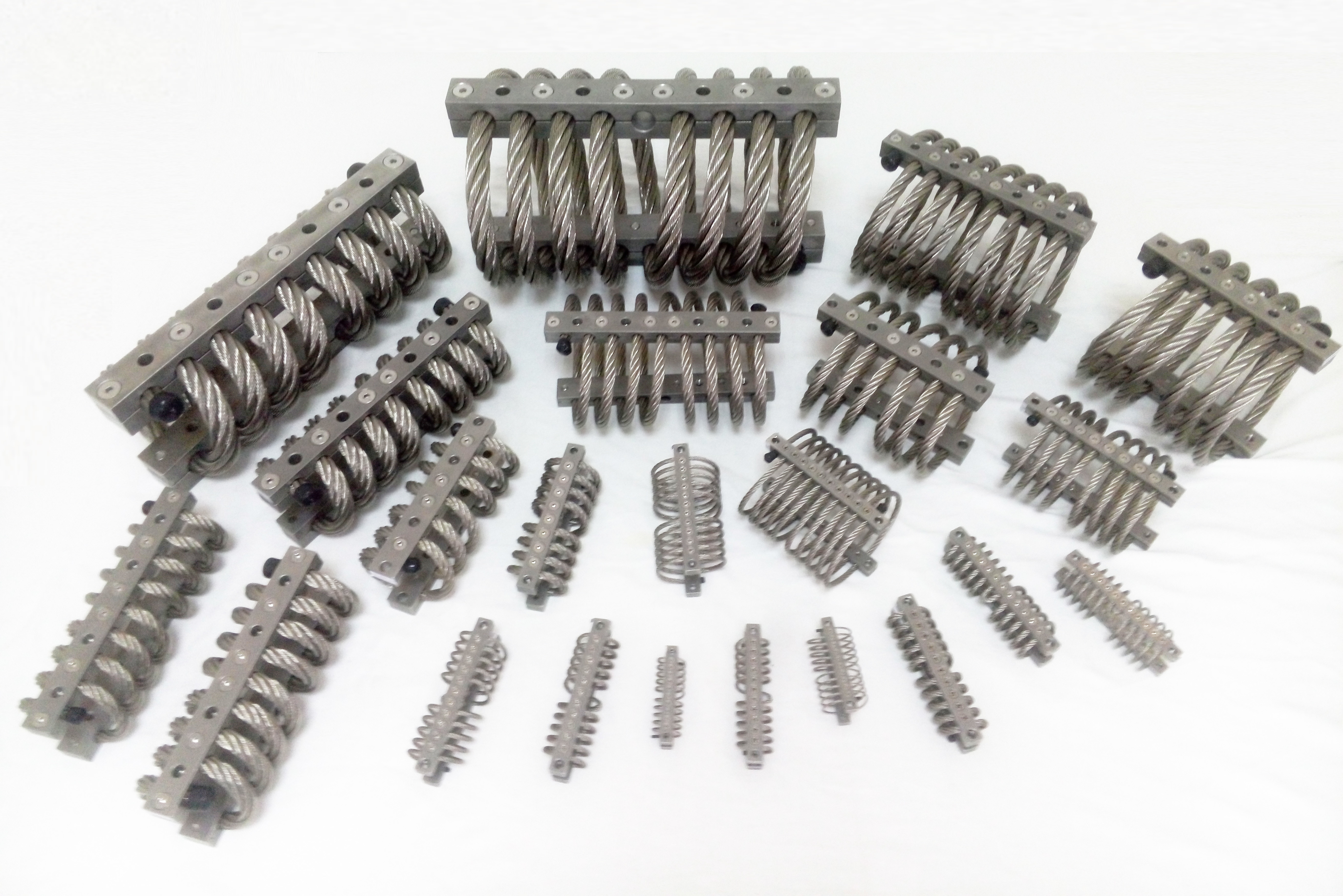 Aluminum Stainless steel Wire Rope Vibration Isolators For Shipboard