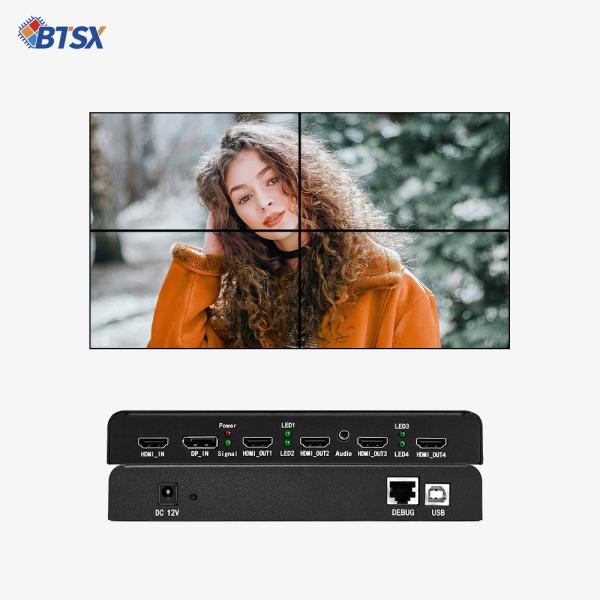 Quality Bitvisus 1X4 & 1X3 4K Multi-Screen Splicing Device EDID Programmable Video Processor BIT-MSE-4K60-104PRO for sale