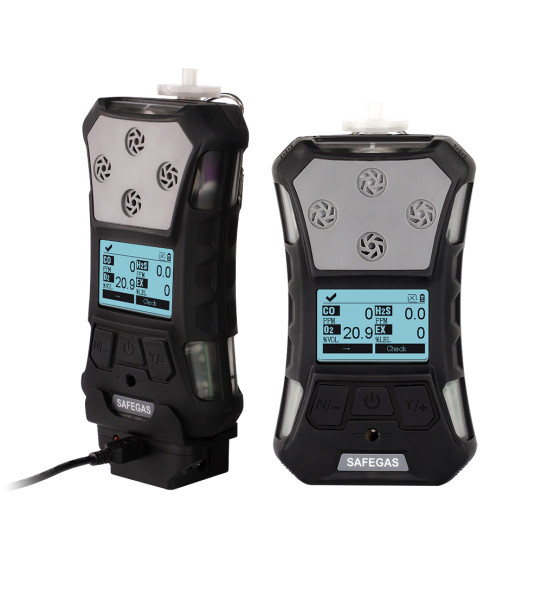 Confined Space CO H2S NH3 Multi Gas Detector with Imported Gas Sensor Large Capacity Lithium Battery