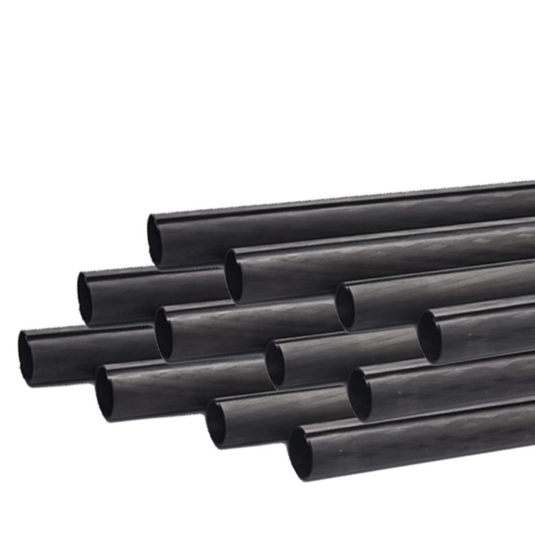 0.05% N Content 1 inch Carbon Fiber Tube 1200mm for Industrial Applications