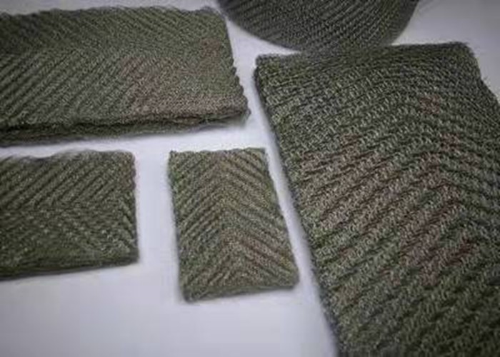 Compressed Knitted Wire Mesh Multifunctional Flatten Type / Ginning Type