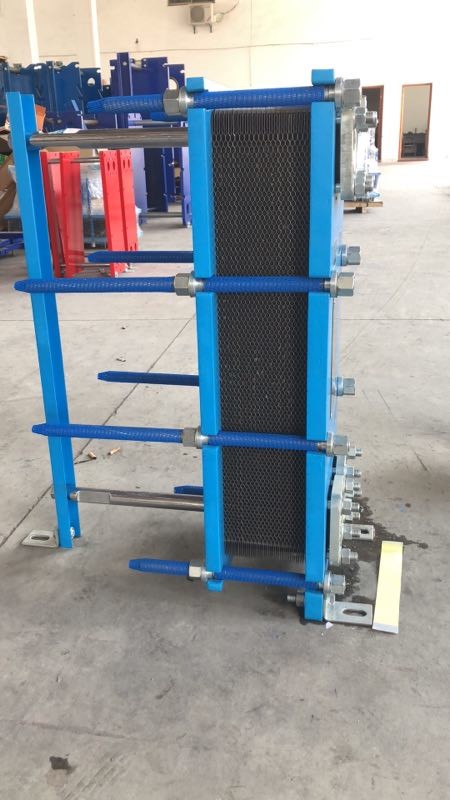 Supply high quality FP series blue color steel carbon frame gasket HRSB plate heat exchanger for HAVC