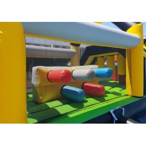 Pvc Large Inflatable Obstacle Course Bouncy Castle Ce / En14960 Certificates