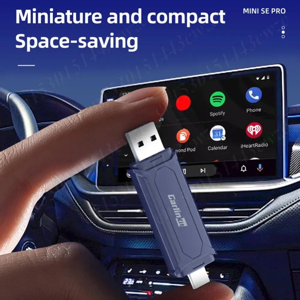 Wired To Wireless Adapter Carplay and Android Auto Mini SE Pro Compatible With IOS 10 & Android 10