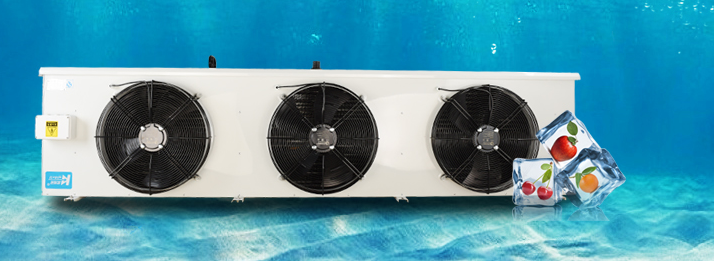 Roof Mounted Condenser Cold Room Evaporator Refrigeration Equipment For Sea Foods