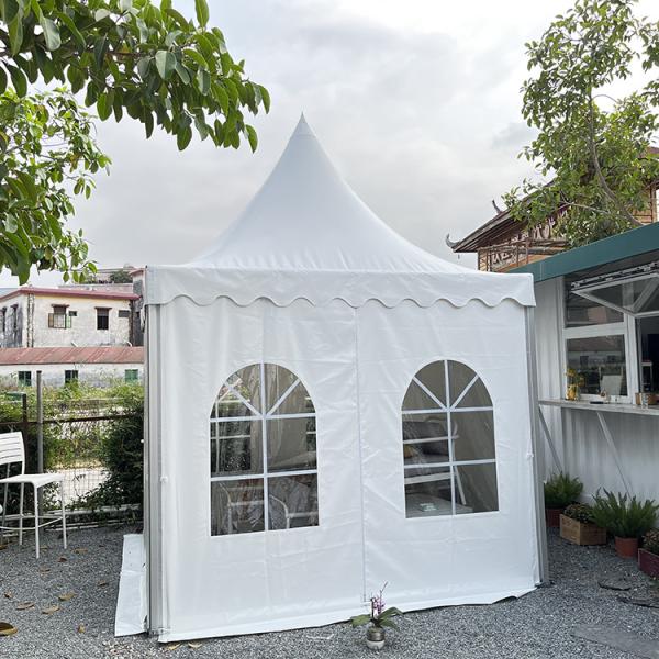 3×3m White Color Pagoda Event Tent For Home Garden Trade Show