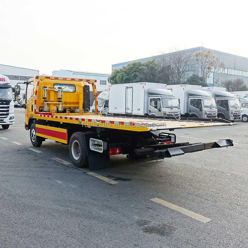 Factory Sinotruk Haoman Wrecker Truck Small Mini Light Duty 5 Ton Flatbed Platform Tow Wrecker Truck