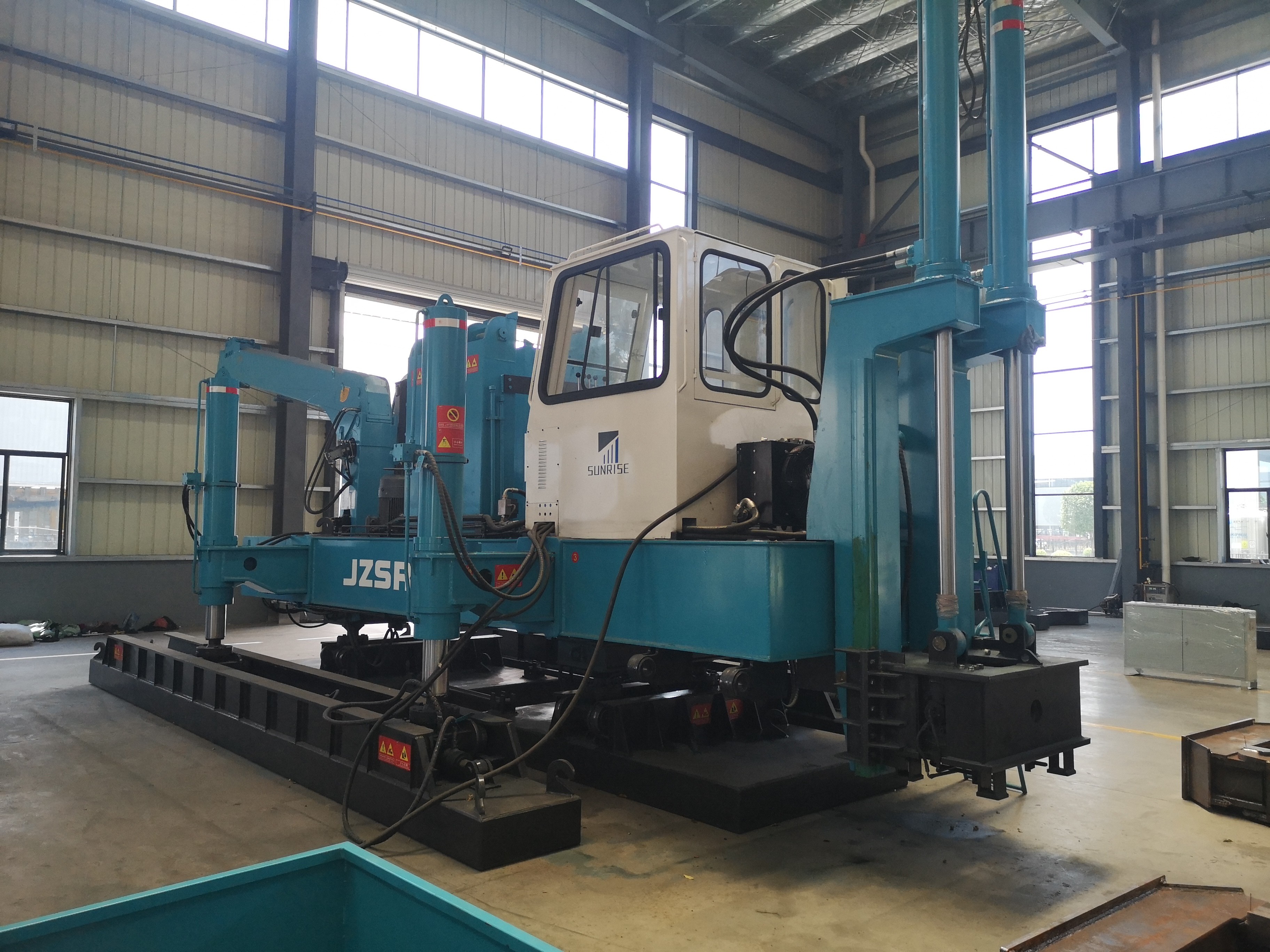 Hydraulic Static Pile Press for Metal Construction Maximum Hoisting Length 14m JZSR15