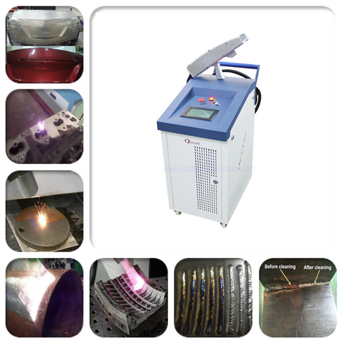 CE Laser Rust Removal Mold Cleaning Rust On Metal Paint On Wood 1000W 500W