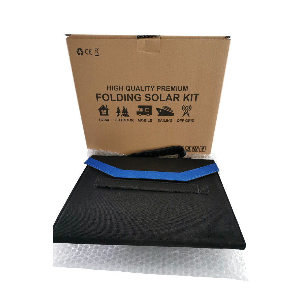 Lightweight and Powerful 50w Folding Solar Kit for Portable Solar Charging on the Go