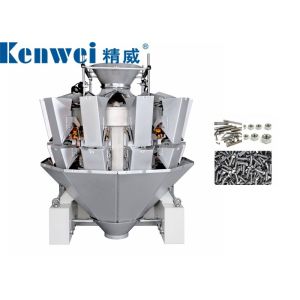  Multihead Weighing 80mm Hardware Machine with 7in Touch Screen Manufactures