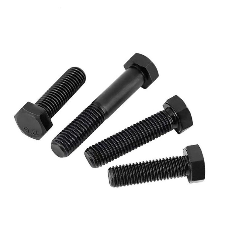 M6 M8 High Strength DIN931 DIN933 Grade 4.8 8.8 10.9 12.9 Hex Head Bolt And Nut