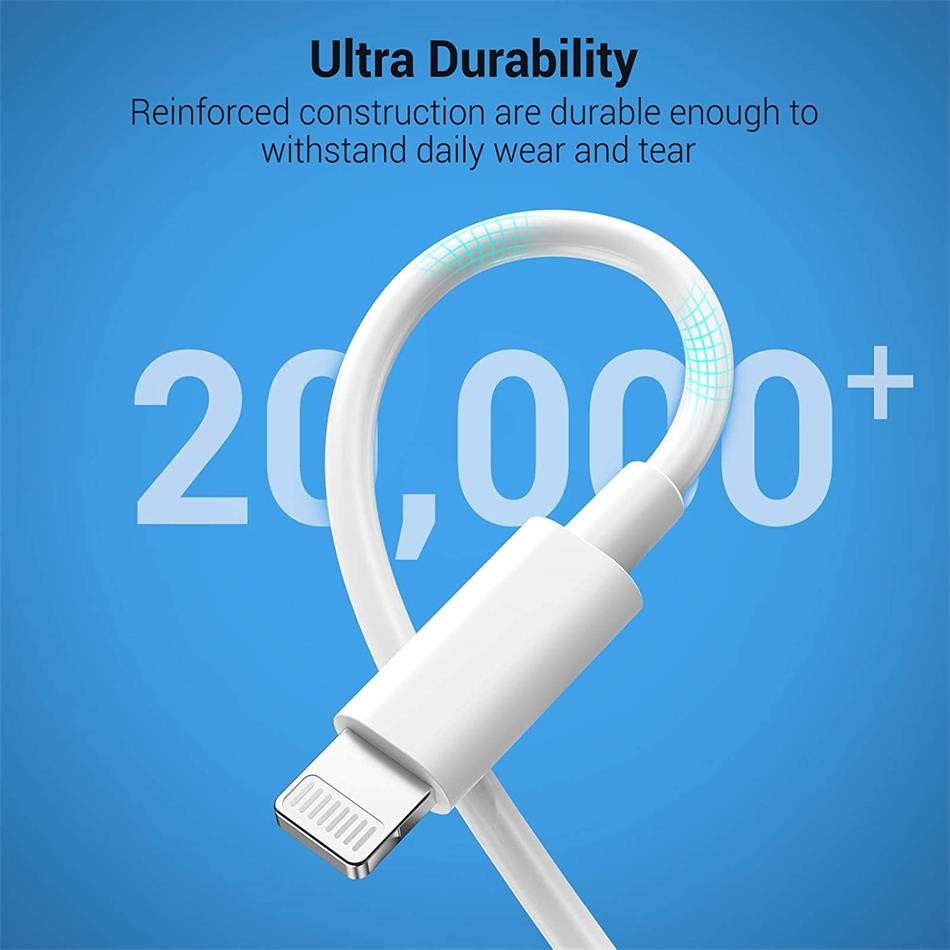 3A USB C To Lightning Cable , 3FT IPhone 12 Fast Charger Cable 20w