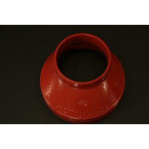 Pipeline System Grooved Eccentric Reducer Pipe Fitting Epoxy Spraying