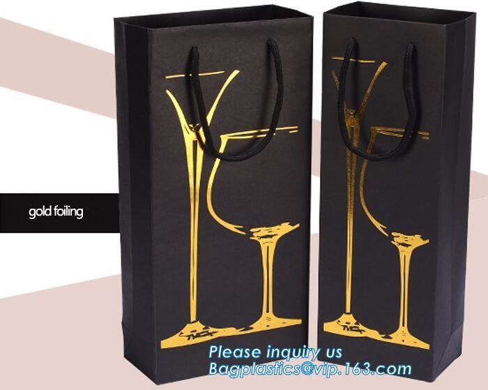 Flower carrier bag with different color customized pot plants kraft paper bag with handle,stamping logo fancy paper flow