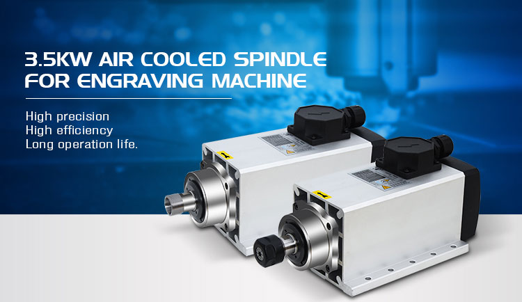 After Service Online support 3.5kw ER20 Air Cooling Spindle Motor for Engraving Machine