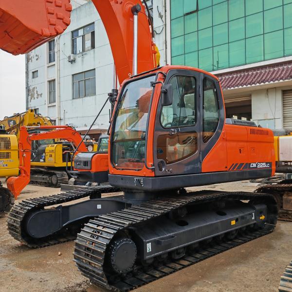 25 ton crawler used excavator doosan dx225 on sale second hand crawler excavator