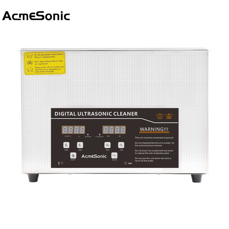 150W Digital Ultrasonic Cleaner Watch Parts Clean 40khz 4.5L
