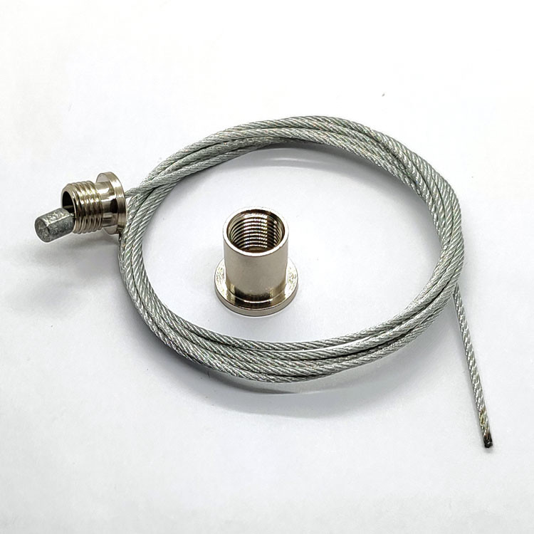 Ceiling Hardware Air Wire Suspension Hanging Kit Steel Wire Cable Gripper