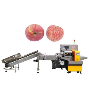 China OPP CPP Automatic Fruit Fresh Apple Packaging Machine on sale