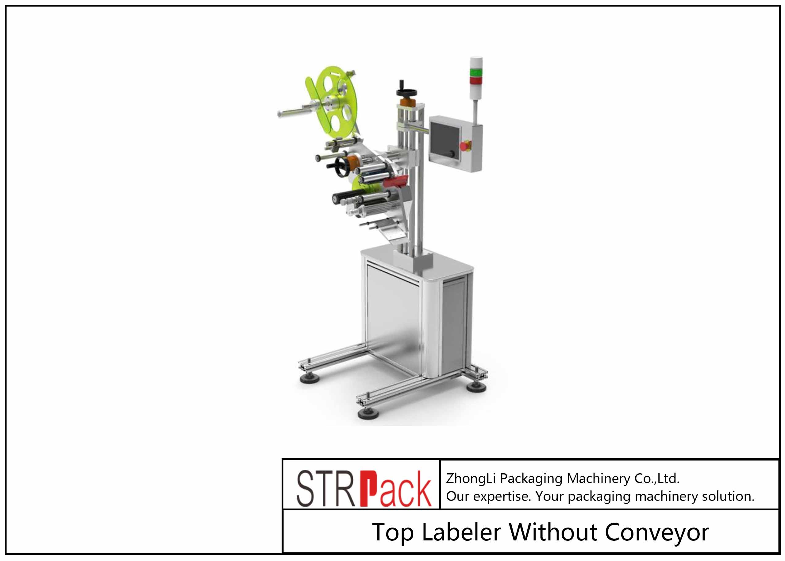 Customized Automatic Bottle Top Labeler Without Conveyor STL-W