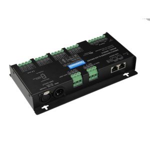 Anti - Interference LED DMX512 Decoder Humanized Terminal Design Available 16bit