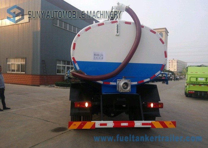4x2 Driving Type Vacuum Tank Truck Cummins 210hp Fecal Suction Truck Vacuum Tank Truck