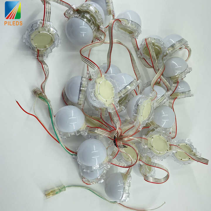 SMD 3535 RGB LED Point Light Milk White Hemisphere Round For Entertainment