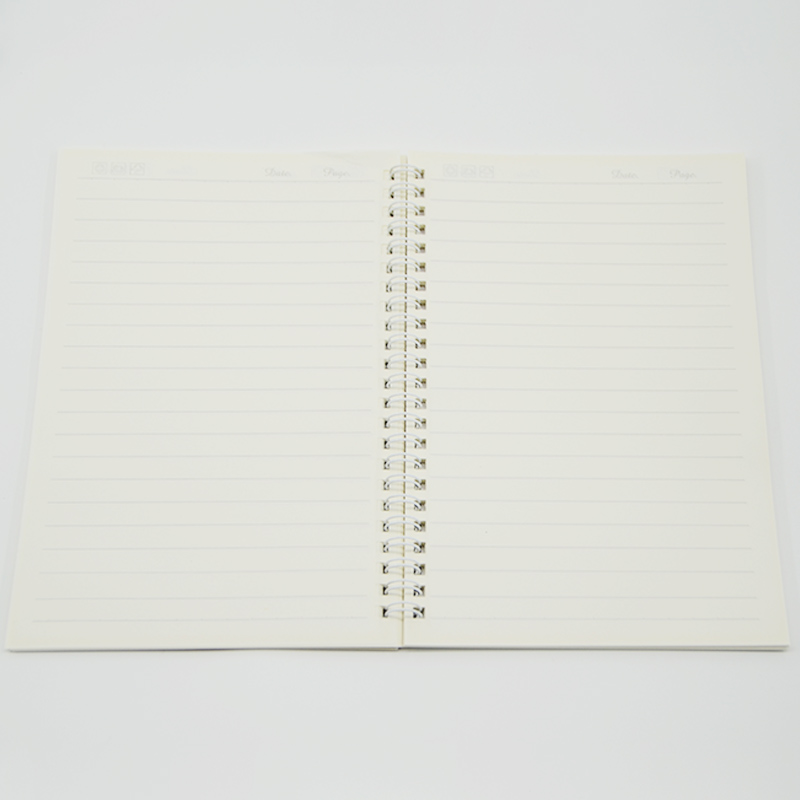 Pink Hard Cover A5 Custom Printing Notebook with Weekly Daily Planner and Paper Material