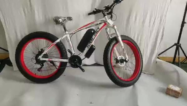 Dropship 1000W 17.5AH $AMSUNG Lithium Battery Electric Bicycle 26 inch Fat Tire